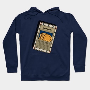 Gold Coin Trading Card - Role Playing Game Hoodie